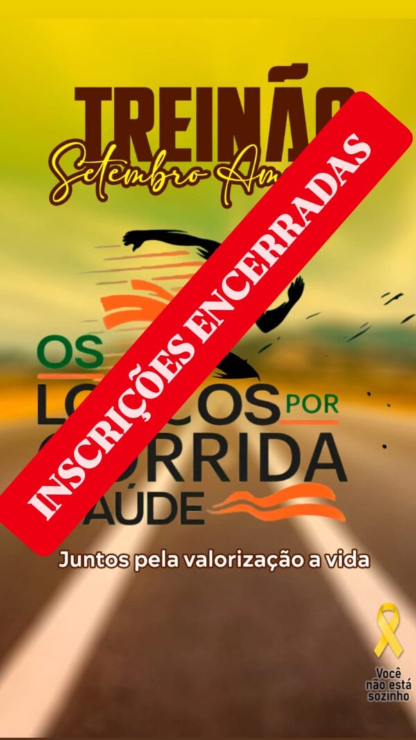 4º EDIÇÃO TREINÃO SETEMBRO AMARELO